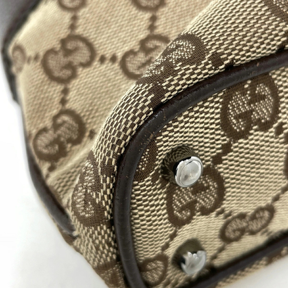 Gucci GG tote handbag beige canvas bag